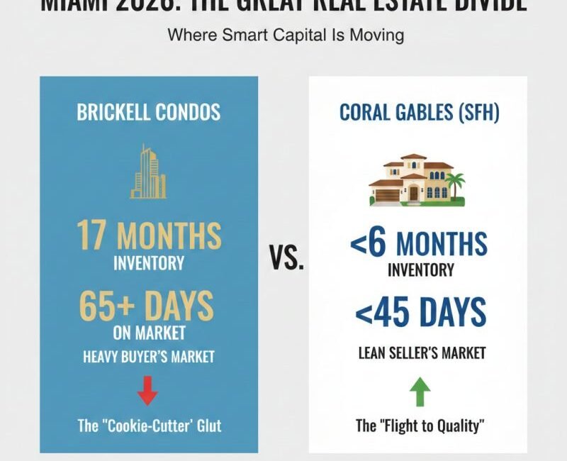 Miami 2026: The $1 Billion Land Bet vs. the Flight to Quality