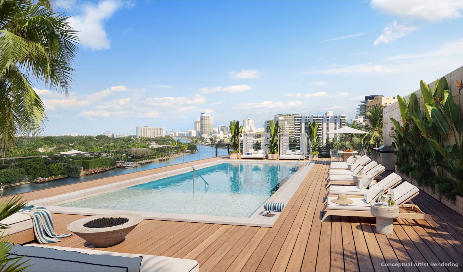 29 Indian Creek rooftop pool deck