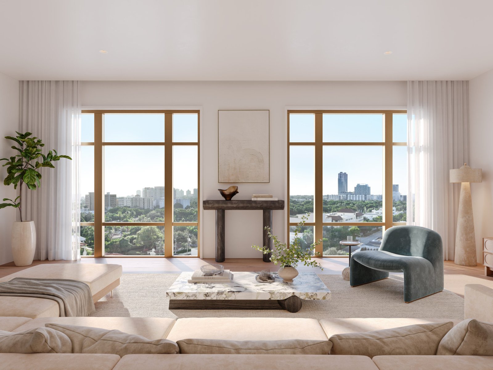 Ponce Park Residences - Living Room