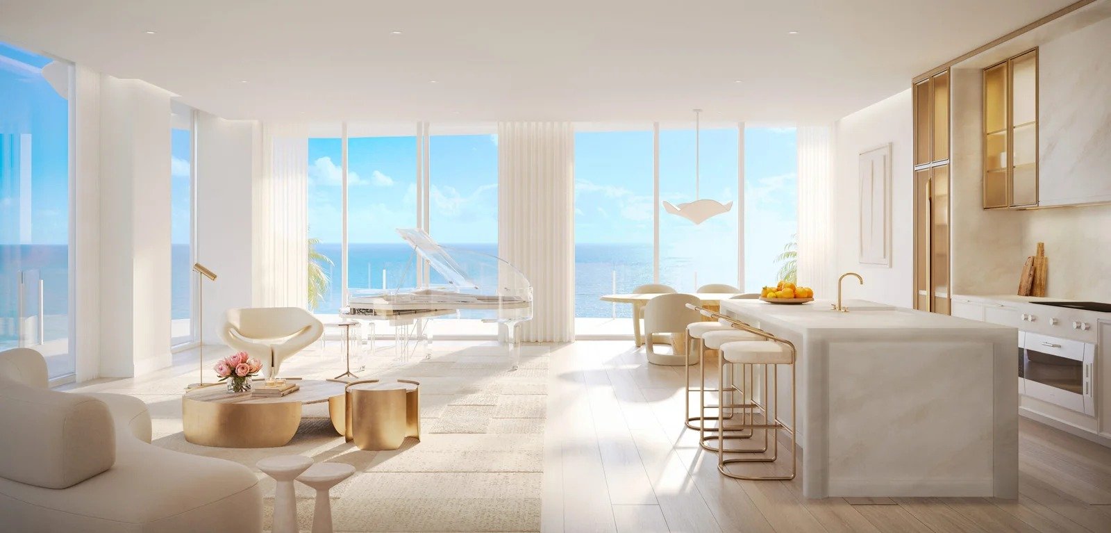 Ritz-Carlton Residences - Living Room